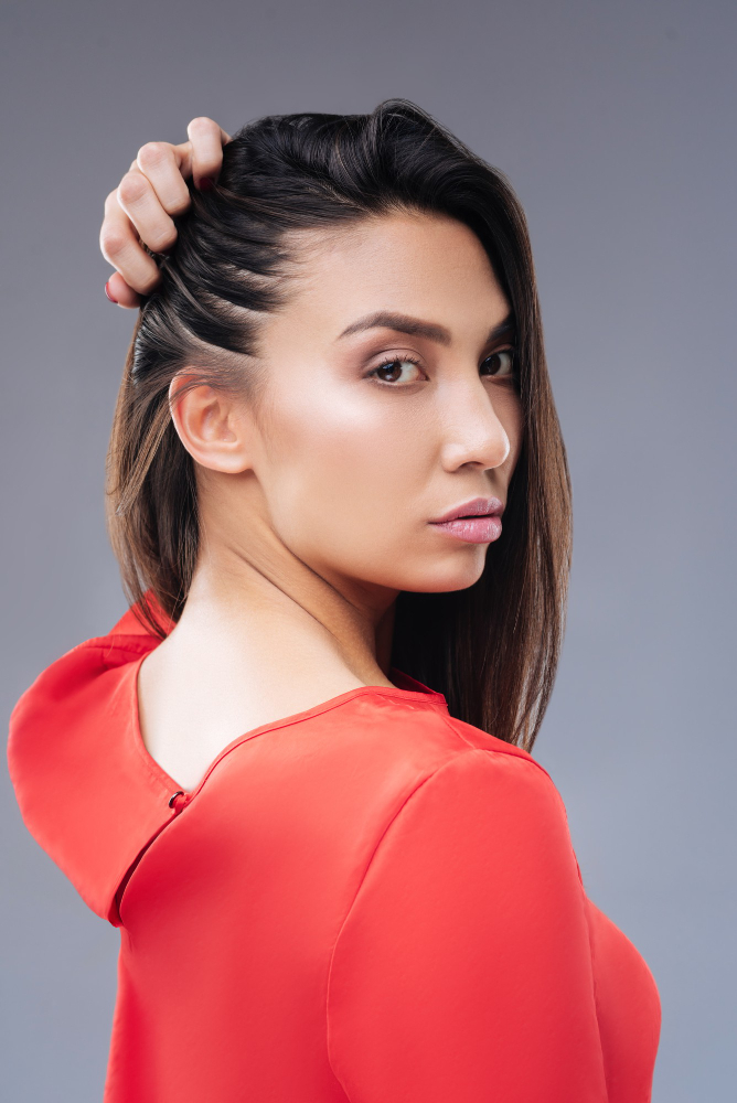 Half Up/Half Down Touch Up