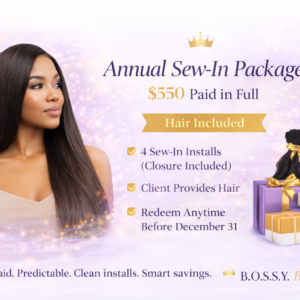 Annual Sew-In Package